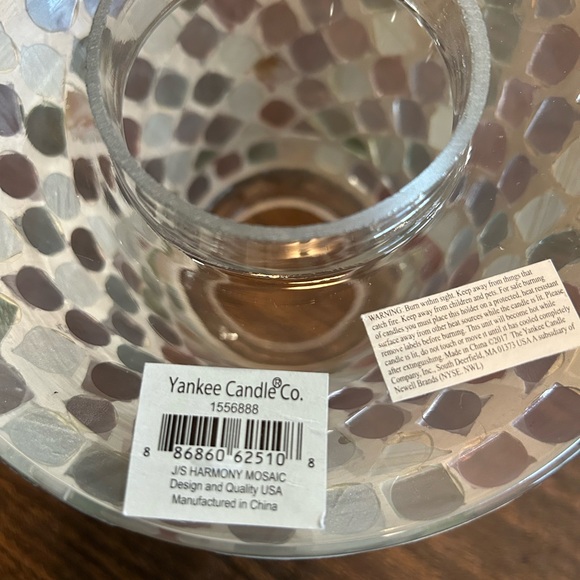 Yankee Candle Mosaic Shade Topper fits large candle - Picture 4 of 8